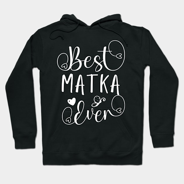 Best Matka ever clear Hoodie by Micapox